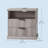 Maxe 23.6" Nightstand With Charging Station, Bedside Table With 2 Drawers, Open Shelf, Transitional-1757918400