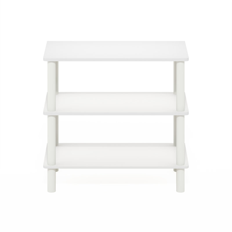Creekside 23-Inch 3-Tier Freestanding Shoe Rack Storage Organizer, White
