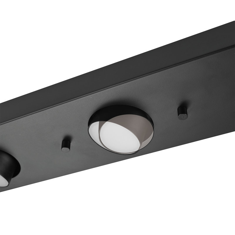 Bleecker 19.25 in. 3 -Light Fixed Track Kit with and