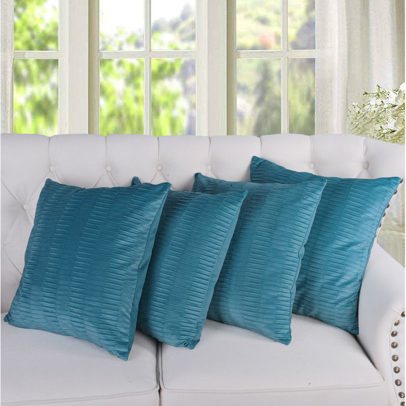 Square Cushion Cover, Storm Blue