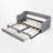 Upholstered Daybed With Trundle-817377542
