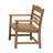 Patio Dining Chair With Armset Set Of 2,  HIPS Materialwith Imitation Wood Grain Wexture Chair For Deck Pool Backyard-721762747