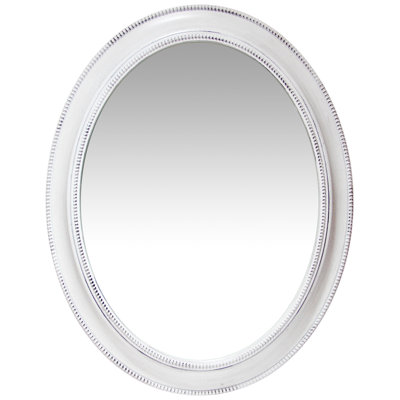 Miroir mural ovale en plastique 30 pouces Victorian