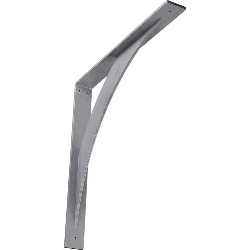 2"W x 18"D x 18"H Legacy Steel Bracket, Hammered Light Blue, 18" H x 2" W x 18" D, Hammered Light Blue
