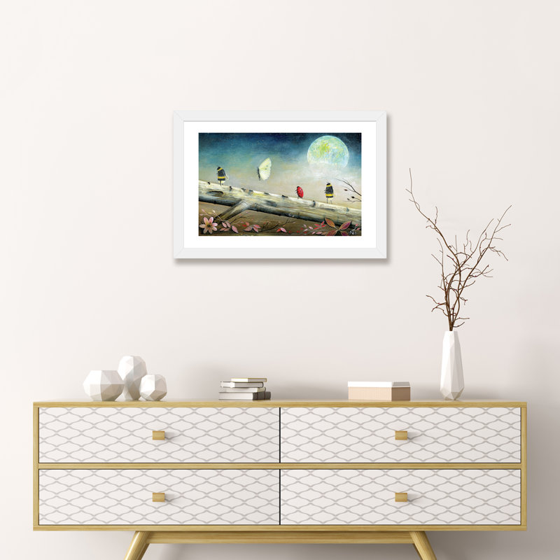«We Will Make It Home Again» par Neil Thompson - reproduction d'art, H 24 po x l 16 po x P 1 po, Papier blanc, Blanc