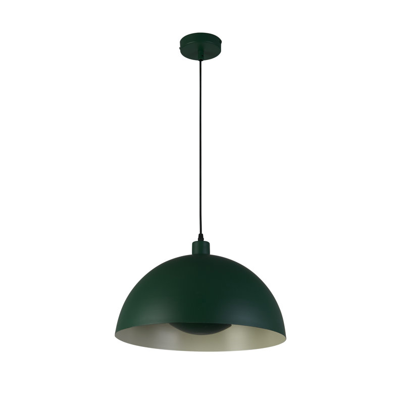 Palanga 1 - Light Pendant, Green, 20.5cm H x 25cm W, Green