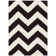 Brodie Chevron Wool Hand Woven Area Rug