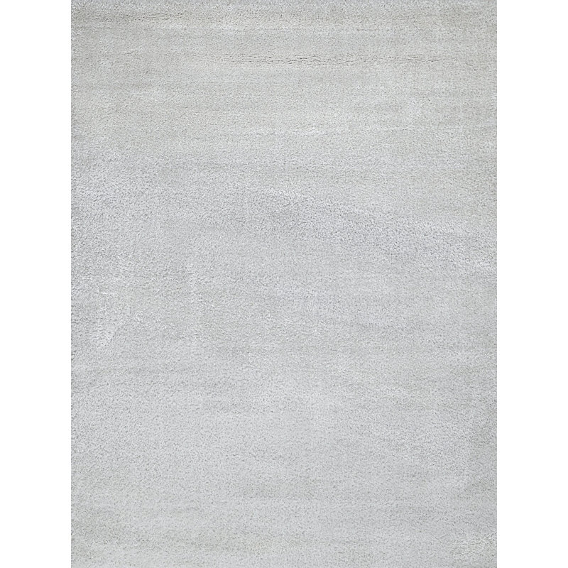 Luxe Shag Area Rug in Taupe, Rectangle 10' x 14', Taupe
