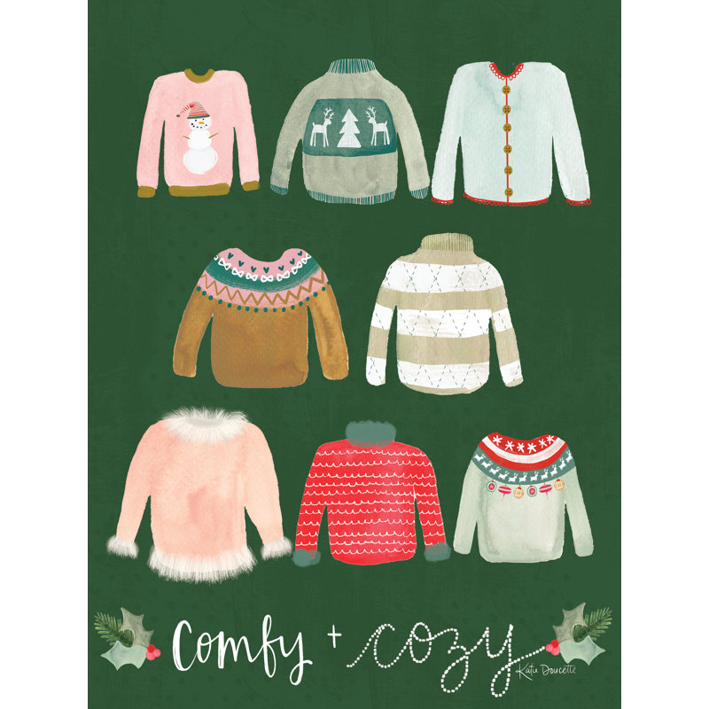 Comfy Cozy Pulls par Katie Doucette, H 18 po x l 12 po