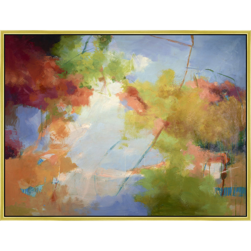 Abstract, 38" H x 50" W, Gold