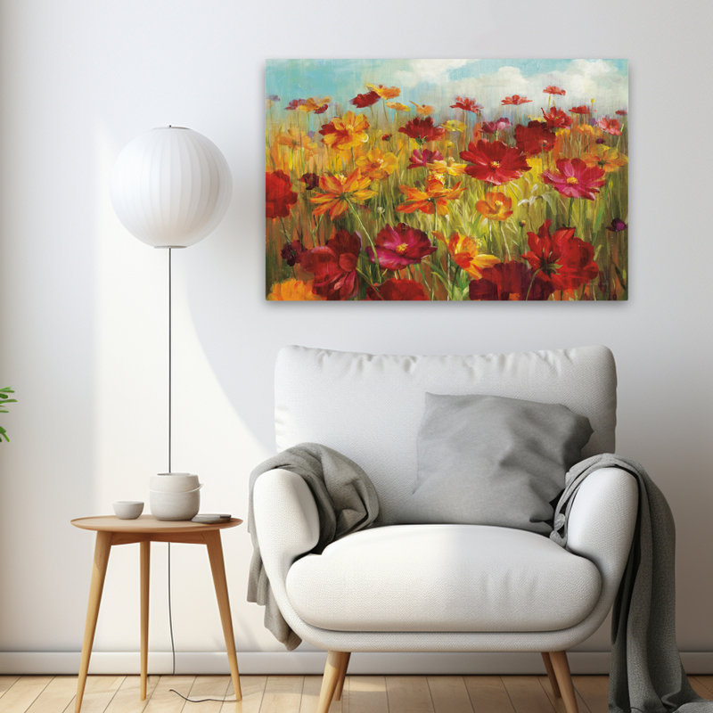 Cosmos Fields - Cosmos dans le champ, H 24 po x l 36 po