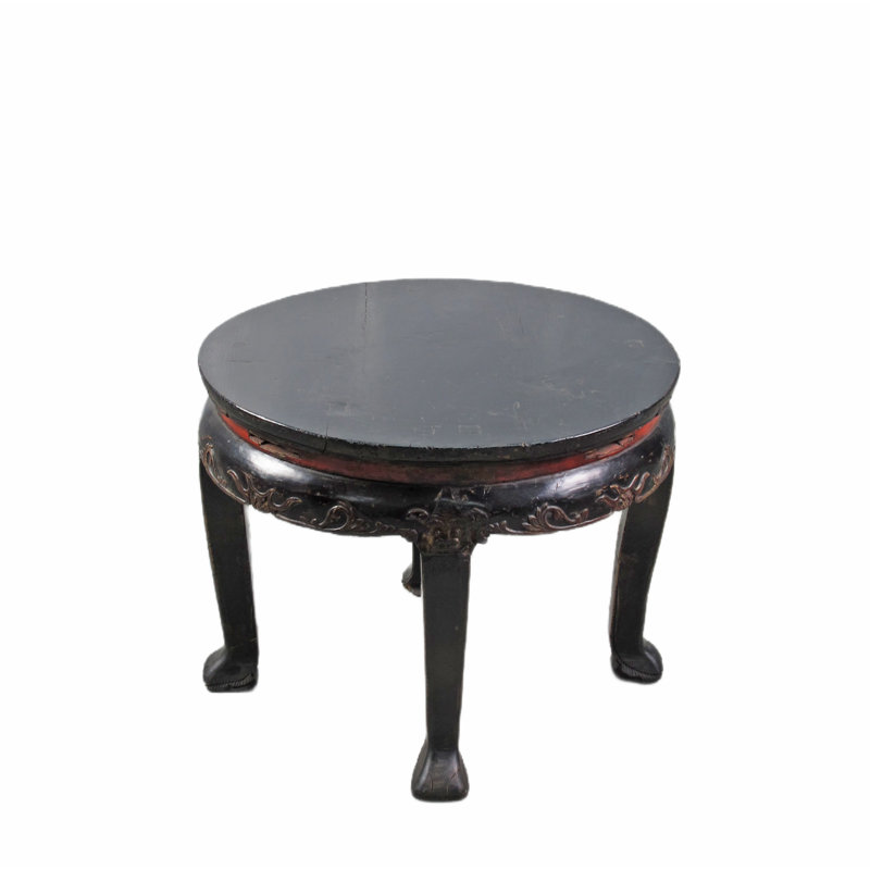 Asian Classic Solid Wood End Table
