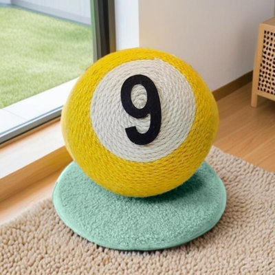 Billiard-Shaped Wear-resistant Sisal Cat Scratching Post