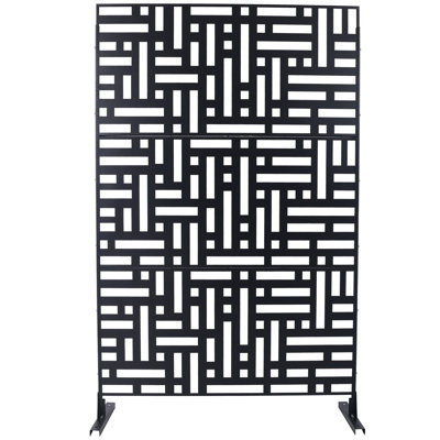Outdoor & Indoor Privacy Screen Metal Privacy Screen 76" H×48" W