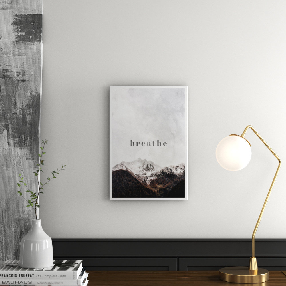 'Breathe' Textual Art
