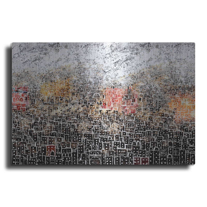 " WHITE CITY " by DB Waterman, 16" H x 24" W