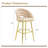 Puffy Bubble Chair Ball Chain Chair Velvet Bar Stools-1930189115