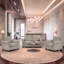 3 Piece Loveseat Living Room Set-18716405