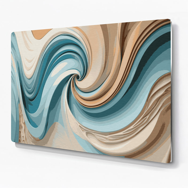 Art mural gris Biomorphic Abstraction 40, H 12 po x l 18 po