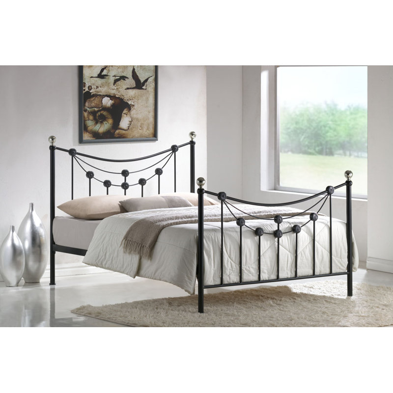 Solid Wood Bed, Double (4'6)