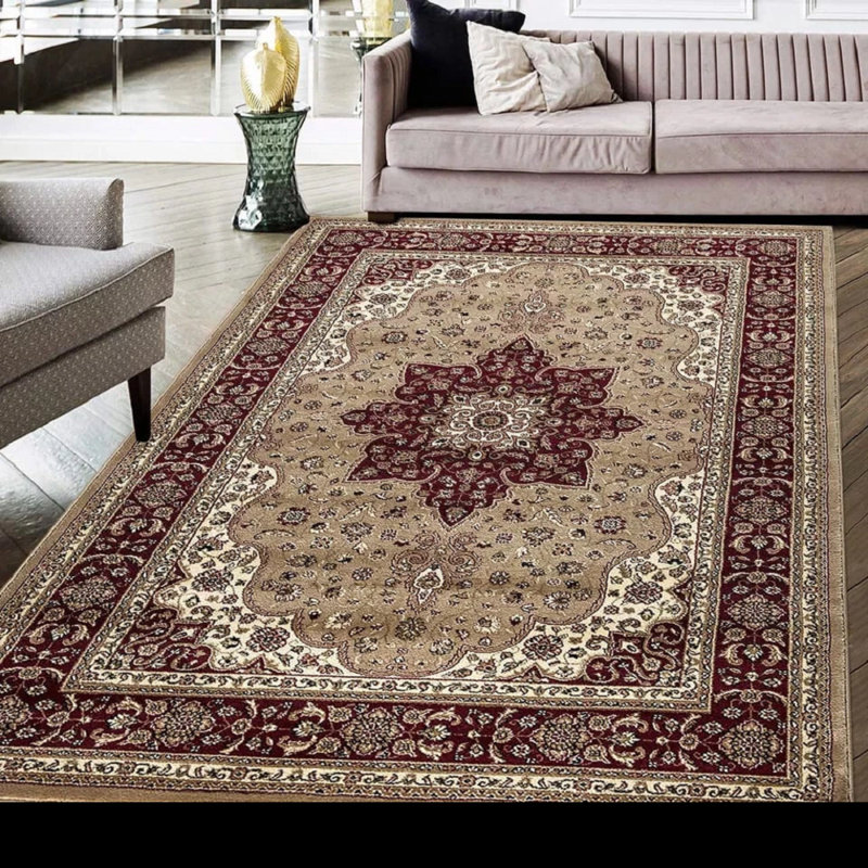 Geometric Indoor / Outdoor Area Rug, Rectangle 50 x 80 cm