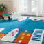 Tapis bleu area Chunn-27429695