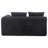 Minimalist modular sofa in premium wrinkle-resistant display fabric with ergonomic design-81737650