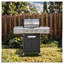 Barbecue au propane à 3 brûleurs avec brûleur latéral, station de barbecue extérieure en acier inoxydable