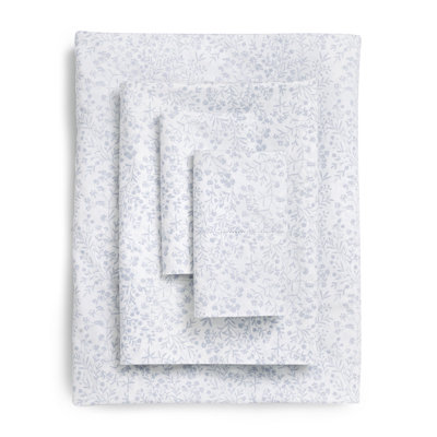 Ensemble de draps en percale 100% coton 200 fils Orly Botanical
