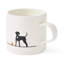 Mug Meirion Short Mugs Silhouette Dog Mug Single Mug