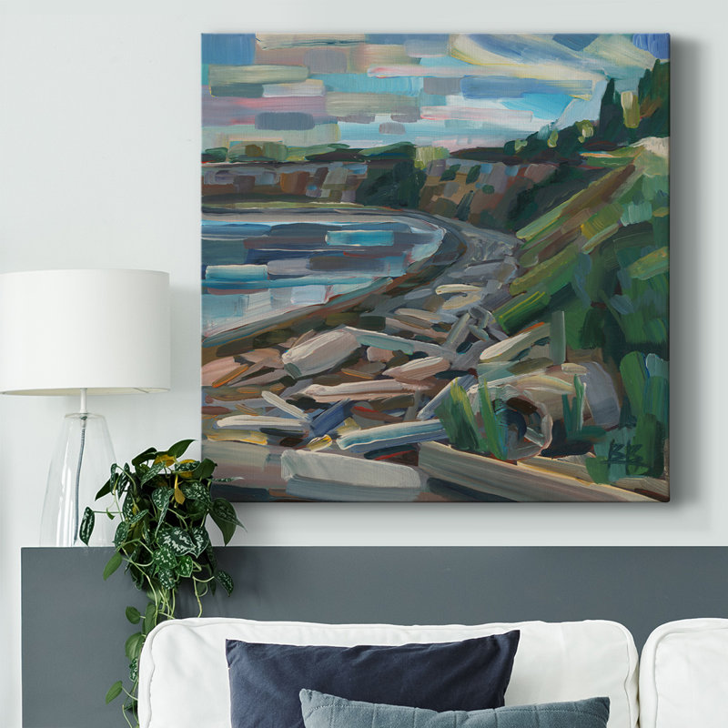 Bord du monde sur toile, H 24 po x l 24 po x P 1,5 po