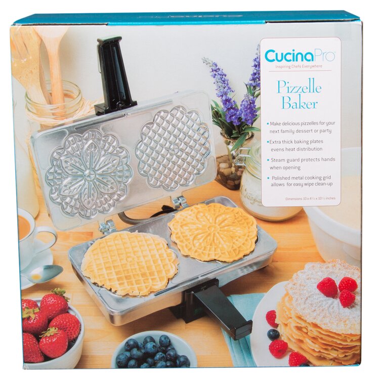 Cucinapro Polished Pizzelle Baker