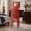 Armoire à bijoux sur pied avec miroir et trois tiroirs pour un rangement organisé et une présentation élégante