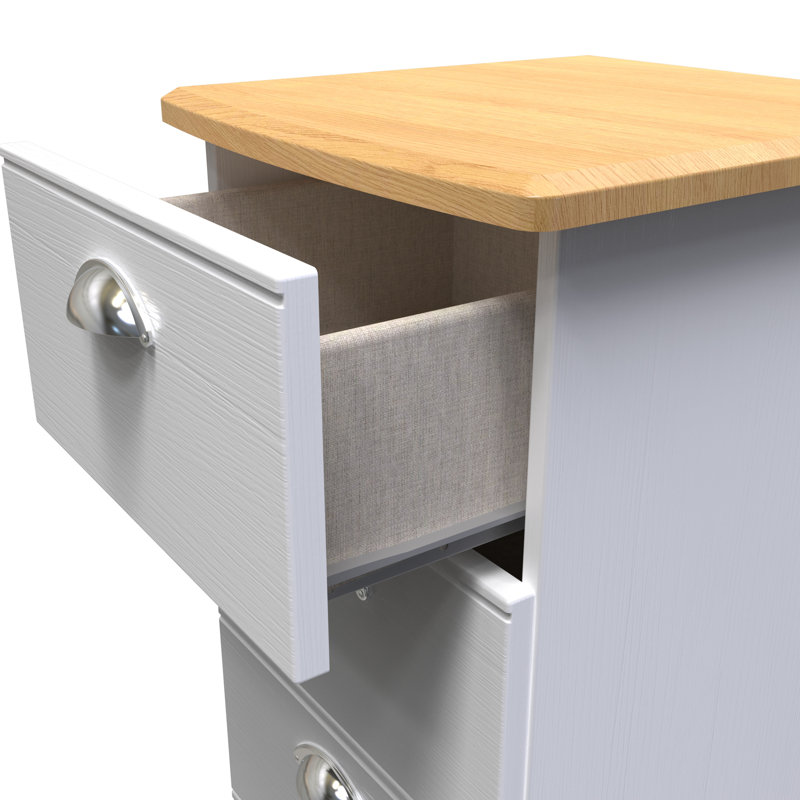 40cm W Manufactured Wood Bedside Table