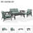 Mosier 4 - Person Patio Conversation Set with Cushions-218113596-247936442