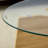 Oval Tempered Glass Coffee Table-1757446211