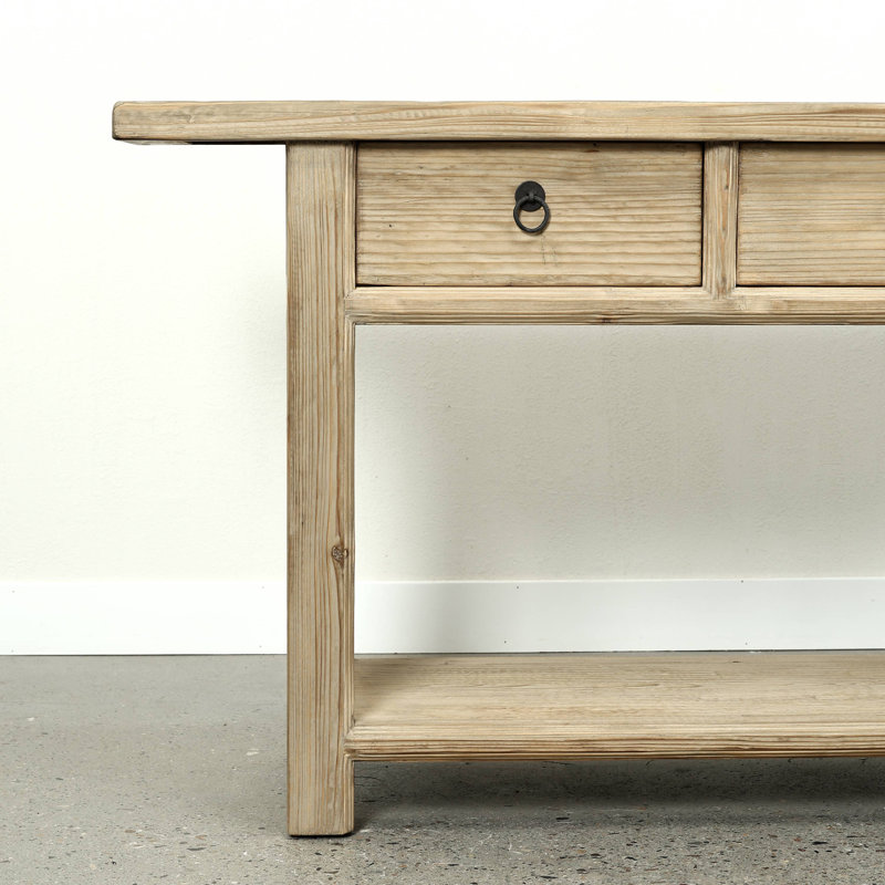 91'' W Solid Wood Console Table