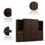 Lit plateforme escamotable avec rangement Arlex-659935041-659935047