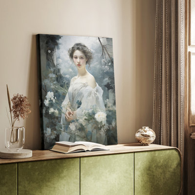 «WOMEN Series» - Toile tendue avec châssis de qualité supérieure - Prêt à être accroché