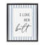 Cadre flottant I Like Her Stripes par Designed-521402573-521402578
