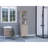 Linen Cabinet Jannes, Two Open Shelves, Single Door-686839229