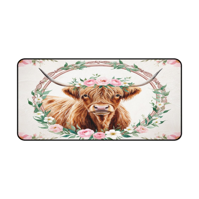 Polyester Desk Pad, 14.4x12.1