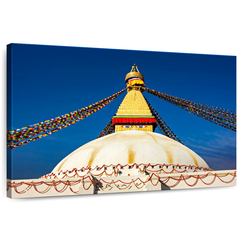 Adella Boudhanath Stupa, 8" H x 12" W