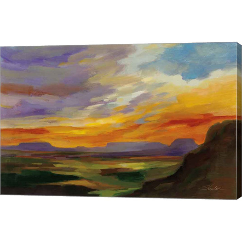 «Sonoran Desert Sunset» par Silvia Vassileva, art mural sur toile