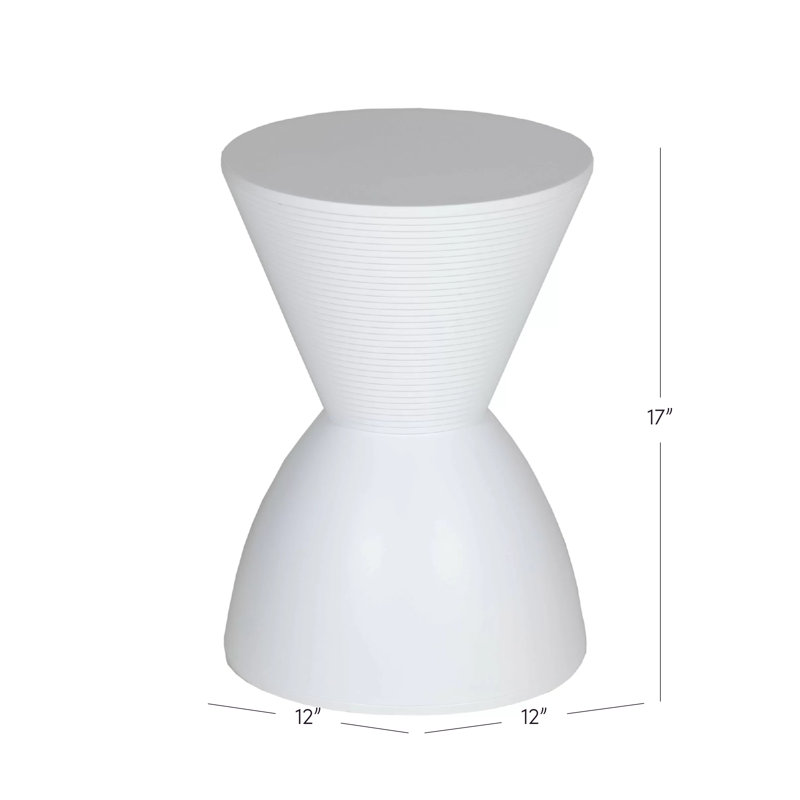 Drexler End Table, White