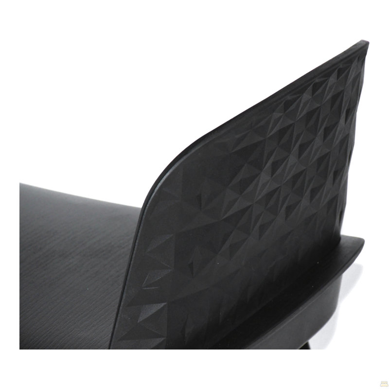 Tabouret de comptoir noir Looey - ensemble de deux