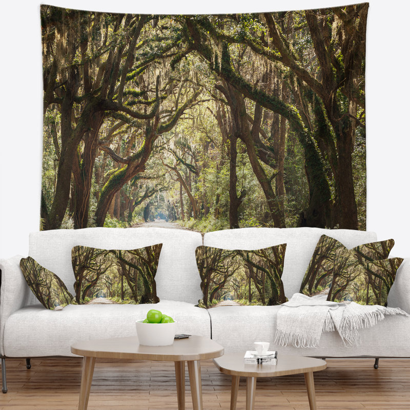 Paysage avec tunnel en tapisserie dans la baie de Botany, H 32 po x l 39 po