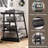 4-Tier AV Media Stand with Power Strips-95265077