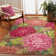 Akera Pink/Green/Plum Indoor/Outdoor Rug