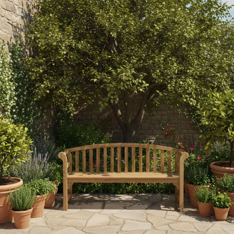 Brisbane Teak Garden Bench
